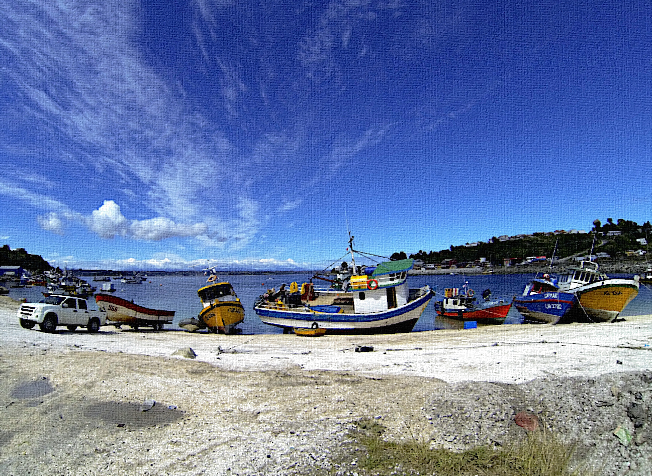 she did not know what the day would bring but blue sky and fair sea and she felt good